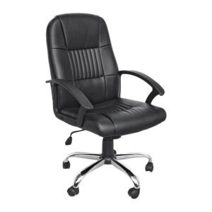 CONSUL office chair, front three-quarter view on white