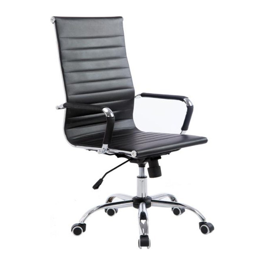 CORNICE VALUE office chair, front three-quarter view on white