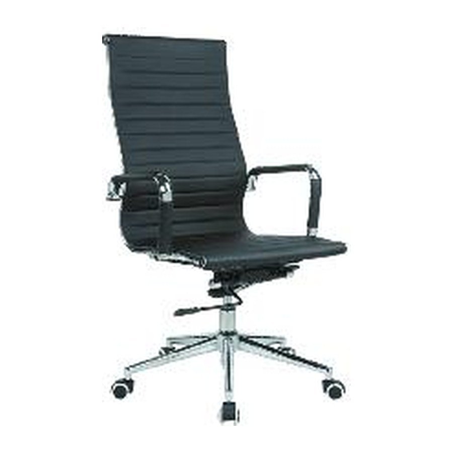 CORNICE office chair, front three-quarter view on white