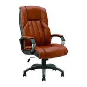 DOMINION office chair, front three-quarter view on white