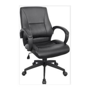 DRAPER office chair, front three-quarter view on white