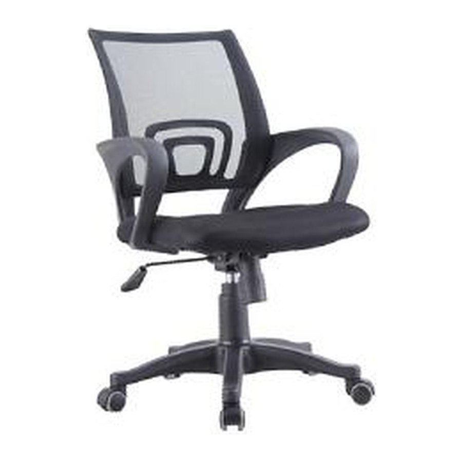 DRIFT office chair, front three-quarter view on white