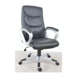 EMBASSY office chair, front three-quarter view on white