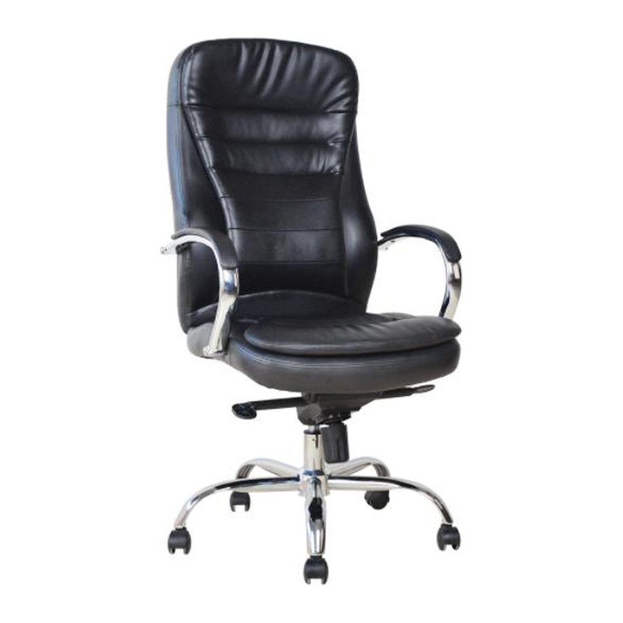 FLETCHER office chair, front three-quarter view on white