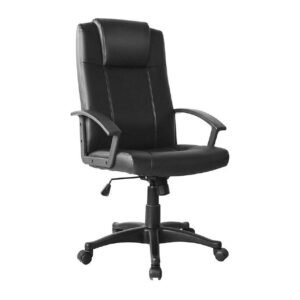 FORUM office chair, front three-quarter view on white
