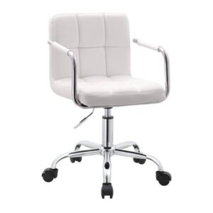 KENDAL office chair, front three-quarter view on white