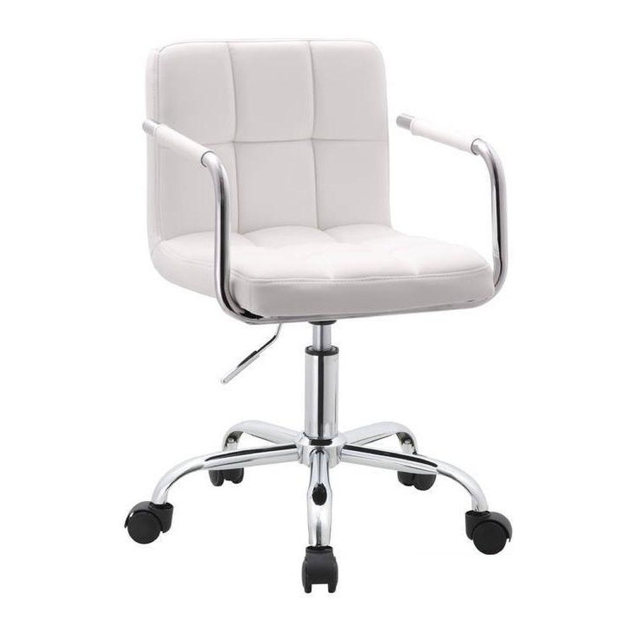 KENDAL office chair, front three-quarter view on white