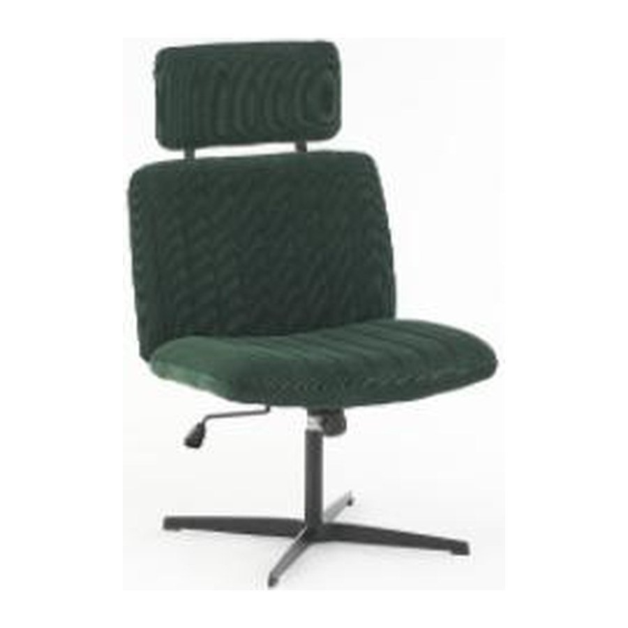 LOFT HEADREST office chair, front three-quarter view on white