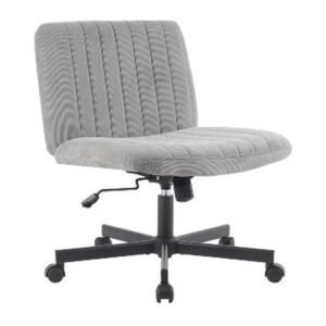 LOFT ROLL office chair, front three-quarter view on white