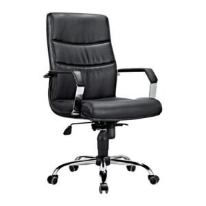 MERCER office chair, front three-quarter view on white