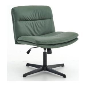 NEST WOVEN office chair, front three-quarter view on white