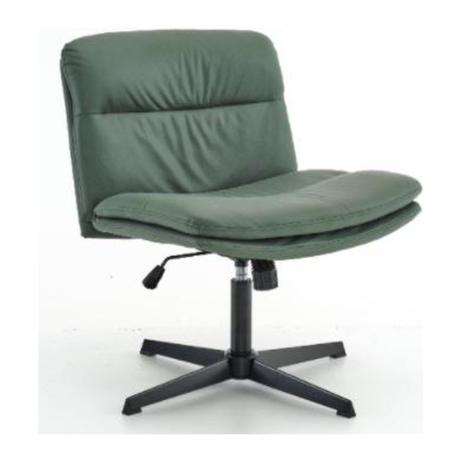 NEST WOVEN office chair, front three-quarter view on white