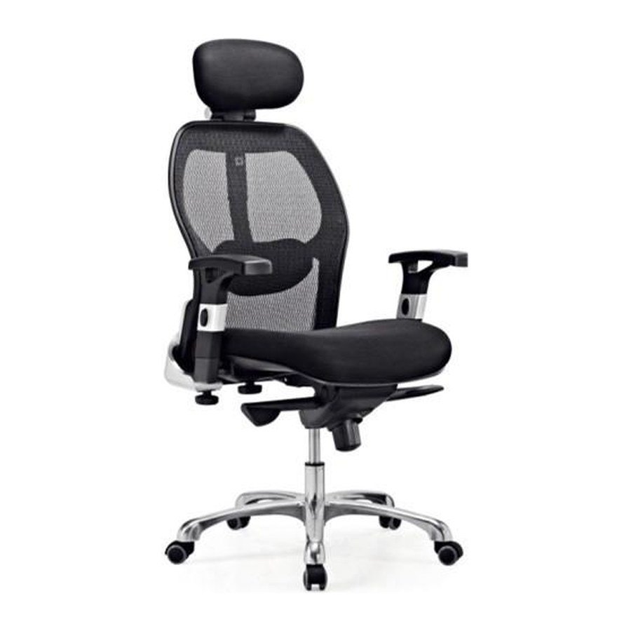 ORBIT office chair, front three-quarter view on white