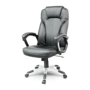 PALATINE office chair, front three-quarter view on white