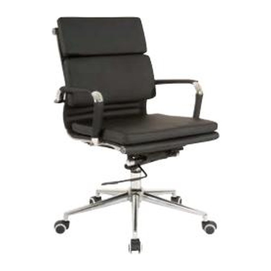 PULLMAN MID office chair, front three-quarter view on white