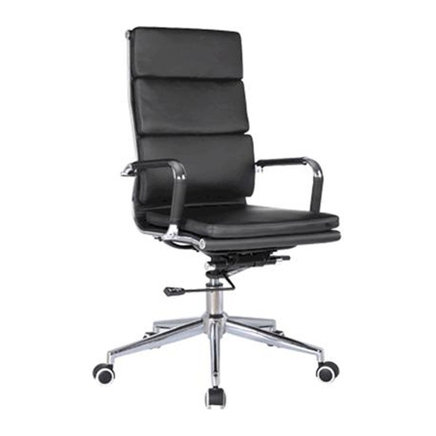 PULLMAN office chair, front three-quarter view on white
