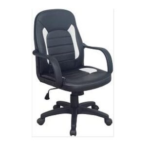 RADFORD office chair, front three-quarter view on white