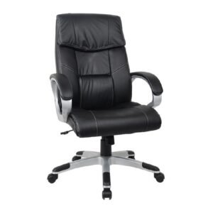 REGENT WIDE office chair, front three-quarter view on white