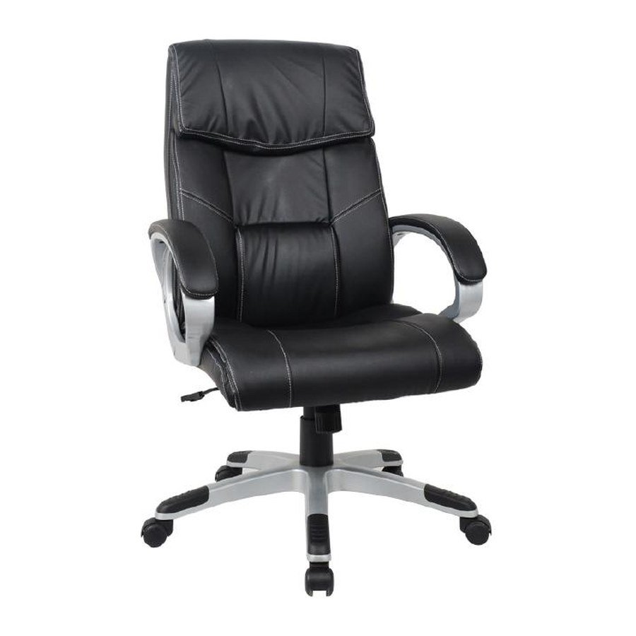 REGENT WIDE office chair, front three-quarter view on white