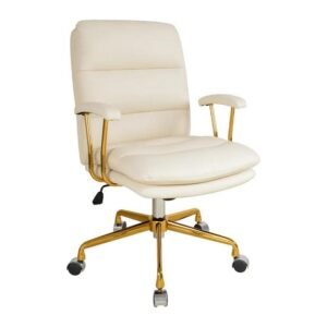 SAWYER office chair, front three-quarter view on white