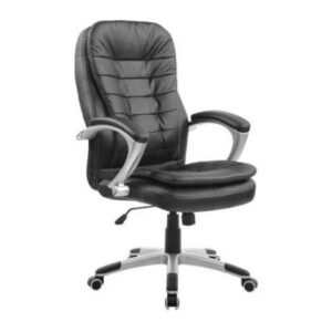 SENATE office chair, front three-quarter view on white