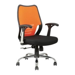 SPAN MID office chair, front three-quarter view on white