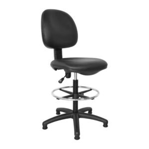 STILT office chair, front three-quarter view on white