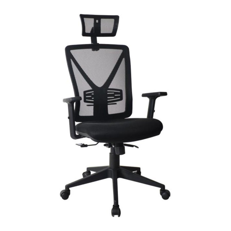 TORQUE office chair, front three-quarter view on white