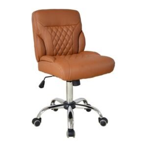 TUCK office chair, front three-quarter view on white